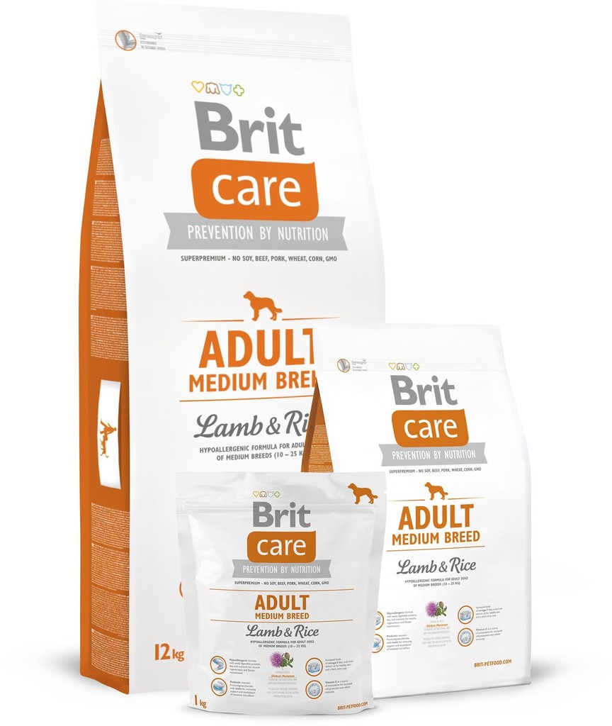 Brit Care Adult Medium Breed Lamb & Rice