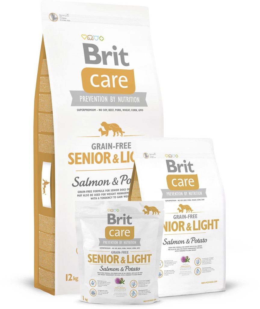 Brit Care Grain-free Senior & Light Salmon & Potato