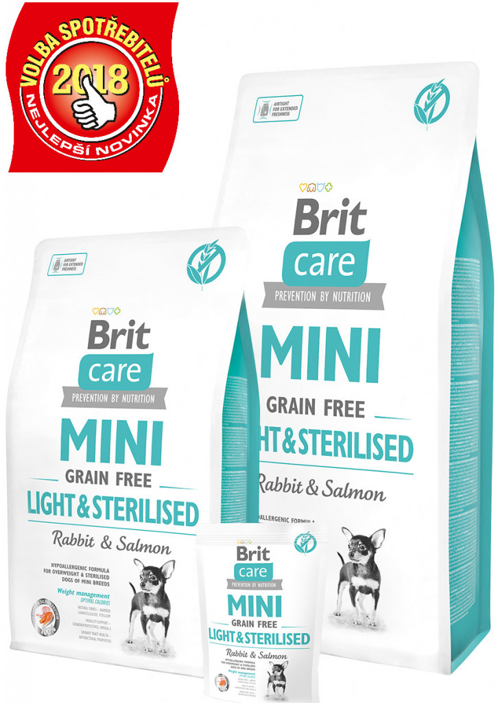 granule Brit Care Mini Light & Sterilised