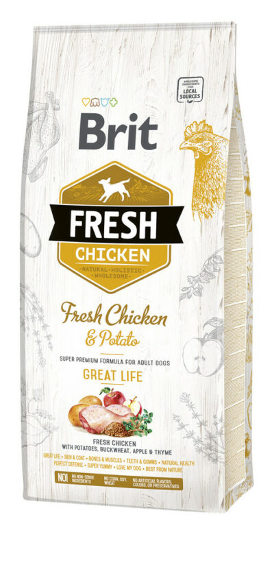 Brit Fresh Chicken with Potato Adult Great Life