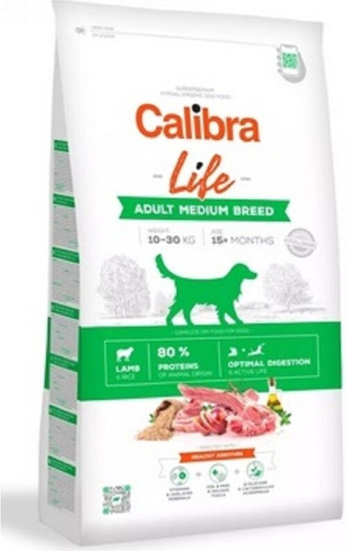 Calibra Dog Life Adult Medium Breed Lamb