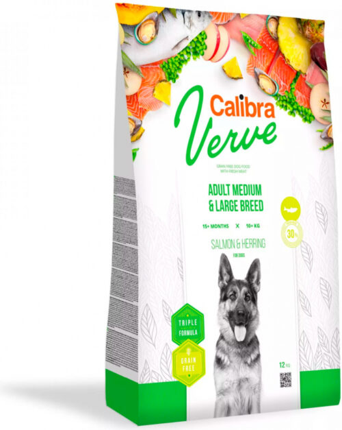 Calibra Dog Verve GF Adult M&L Salmon&Herring