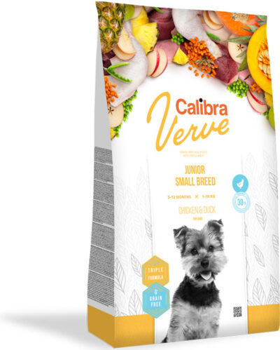 Calibra Dog Verve GF Junior Small Chicken&Duck