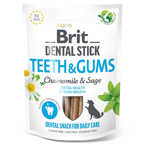 Brit Dog Dental Stick Teeth & Gums with Chamomile & Sage