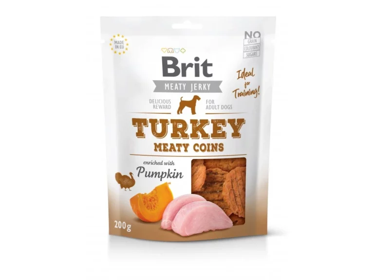 Brit Jerky Puppy Turkey Meaty Coins