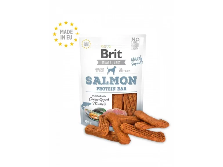 Brit Jerky Salmon Protein Bar